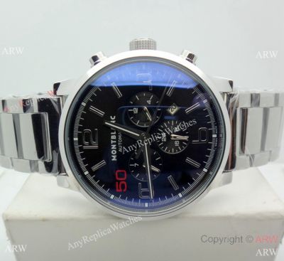 Mont Blanc Knock off Timewalker Stainless Steel Automatic watch